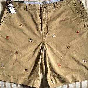 Polo Ralph Lauren Men's Khaki Embroidered Shorts